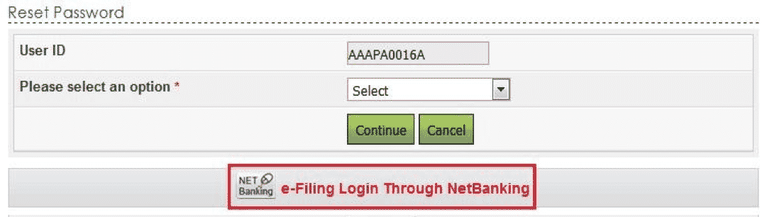 protect efiling reset password option pic 3