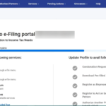 Step 8 Reset Password of income tax efiling portal